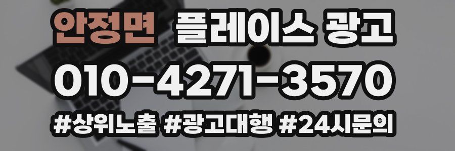 안정면 플레이스 광고