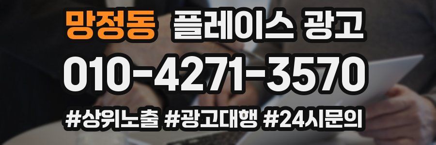 망정동 플레이스 광고