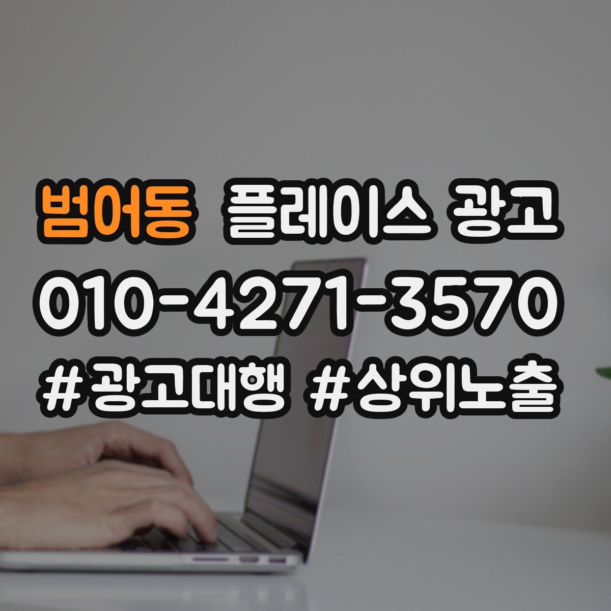 범어동 플레이스 광고