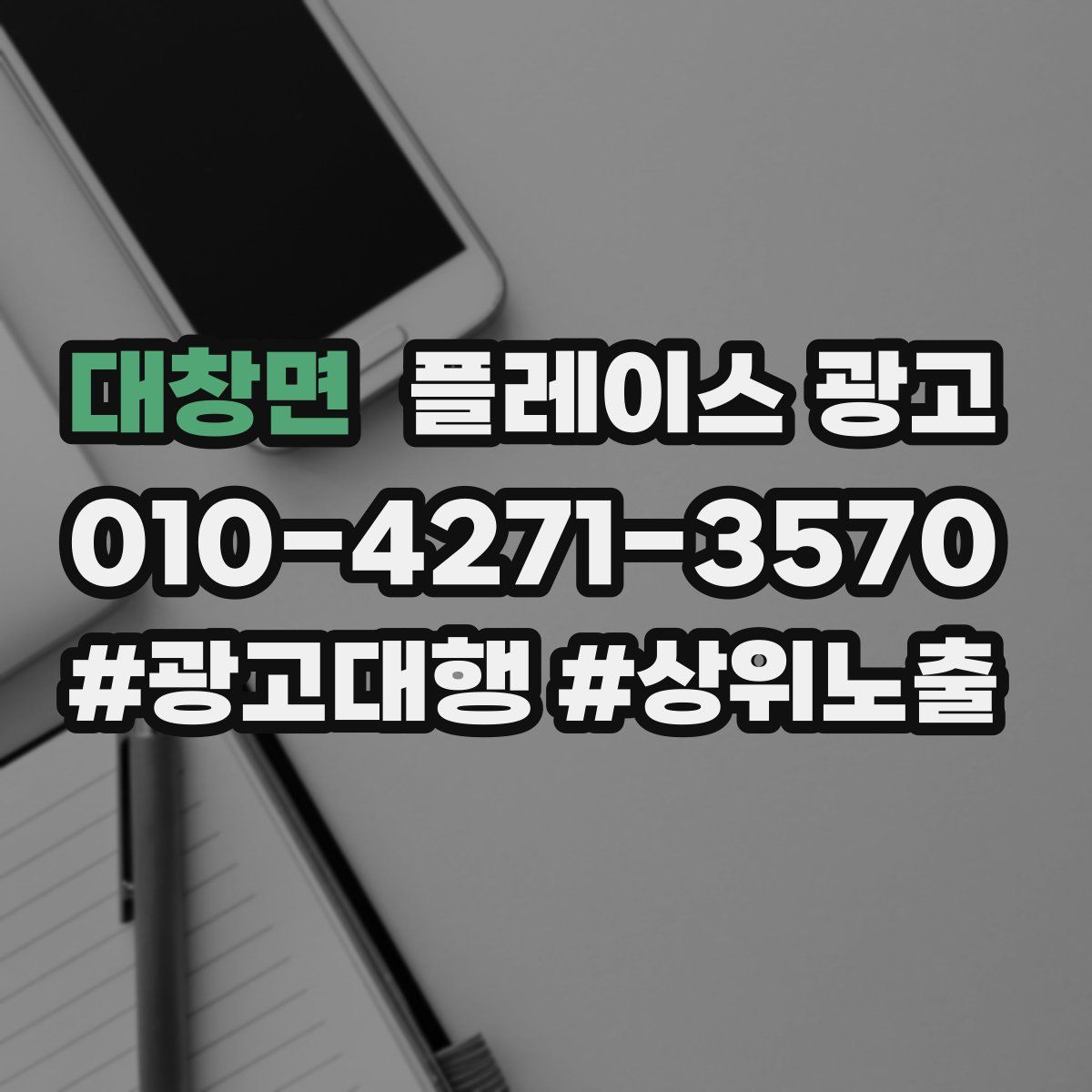 대창면 플레이스 광고