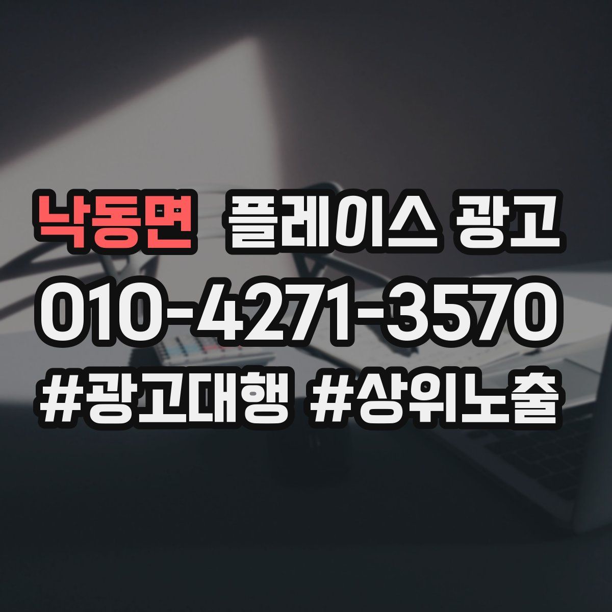 낙동면 플레이스 광고