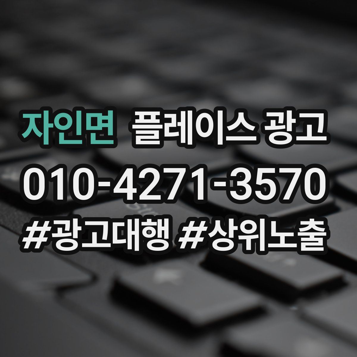 자인면 플레이스 광고