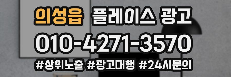 의성읍 플레이스 광고
