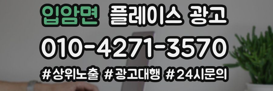 입암면 플레이스 광고
