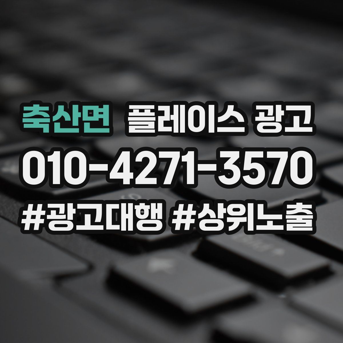 축산면 플레이스 광고