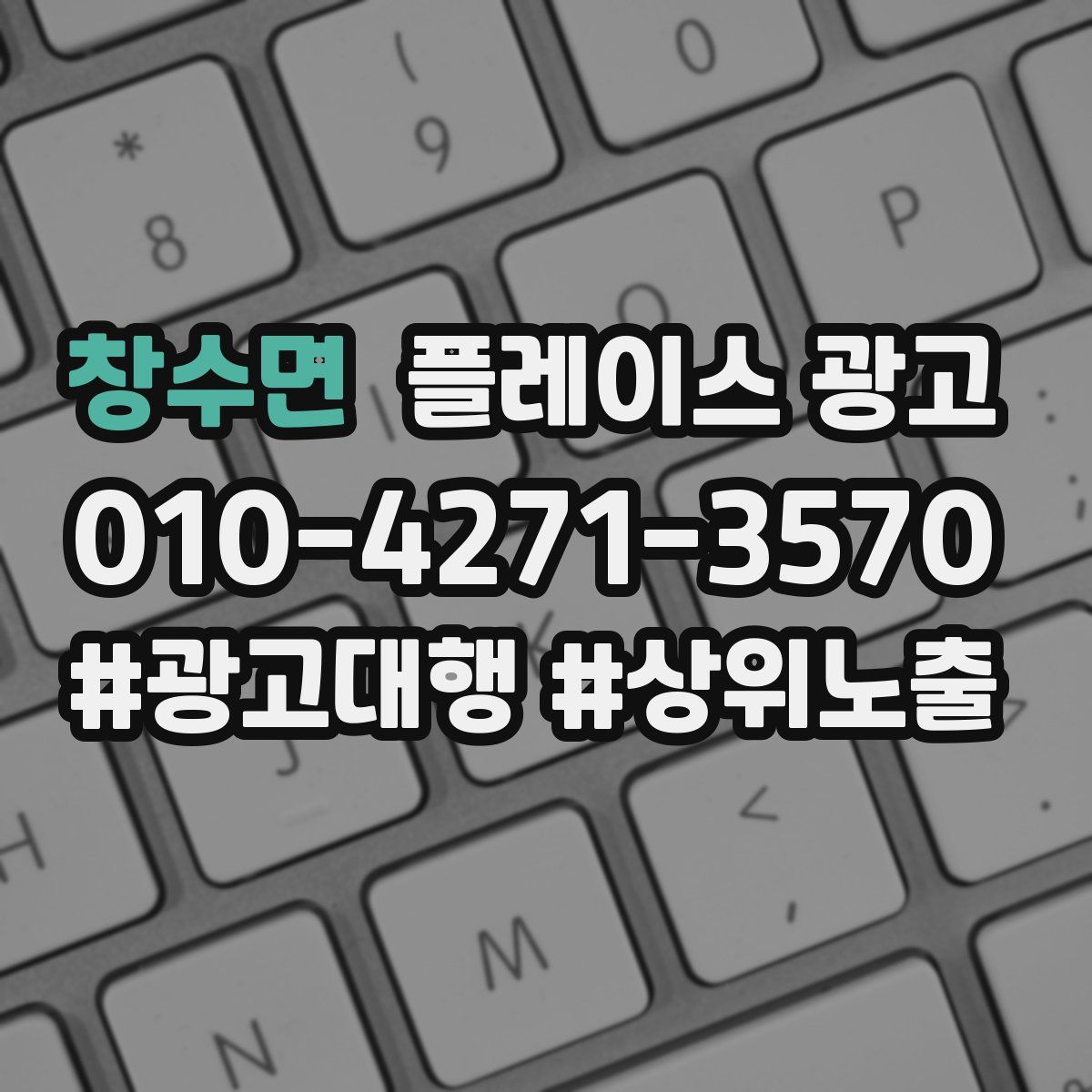 창수면 플레이스 광고
