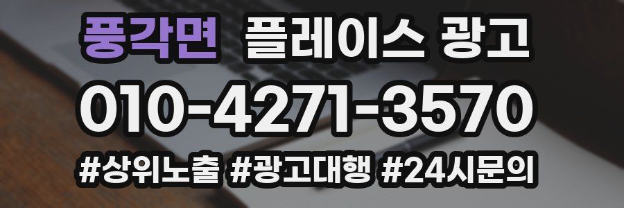풍각면 플레이스 광고