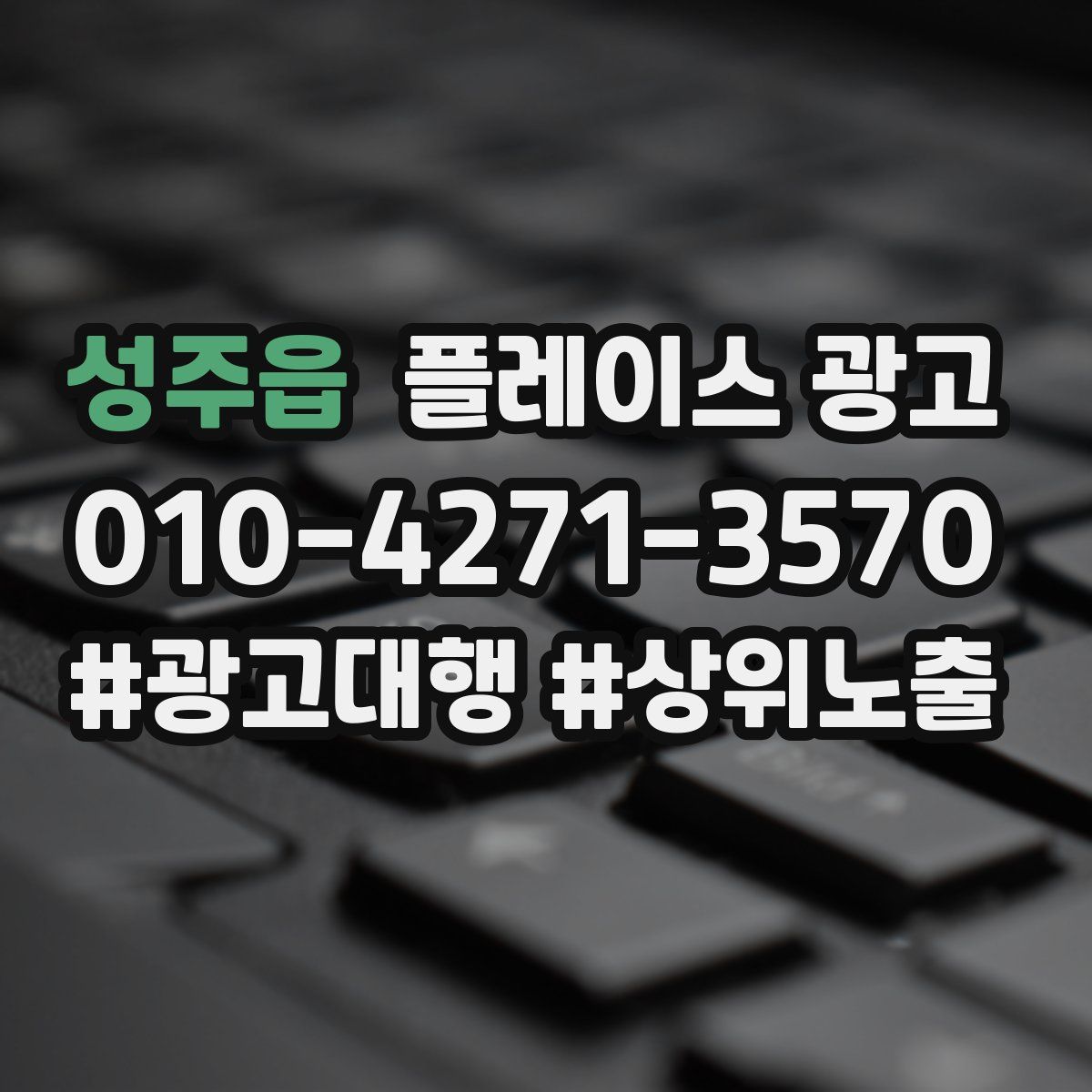 성주읍 플레이스 광고