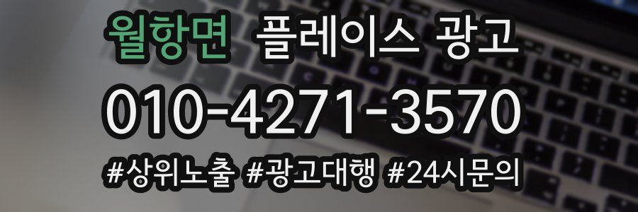 월항면 플레이스 광고