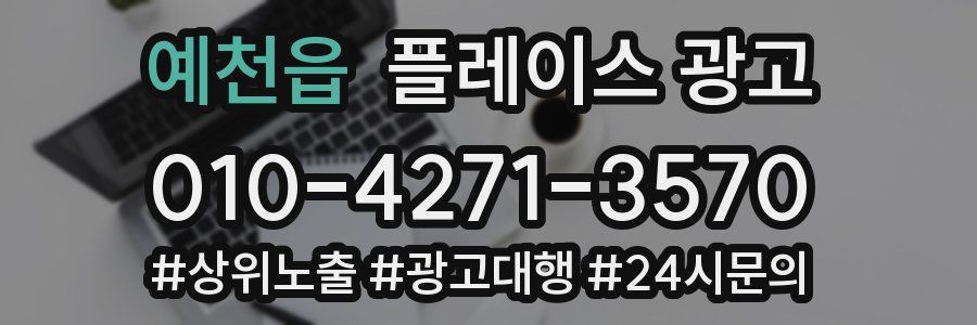 예천읍 플레이스 광고