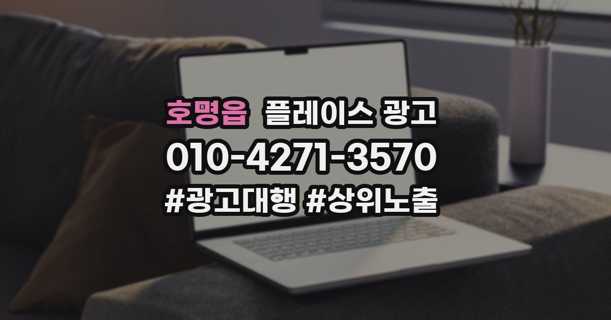 호명읍 플레이스 광고