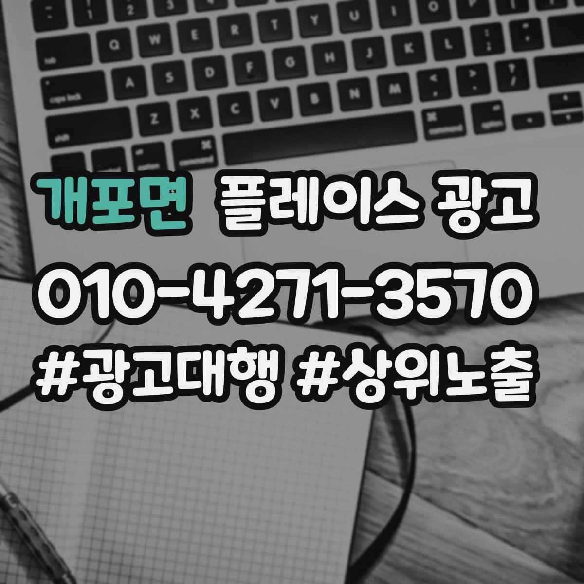 개포면 플레이스 광고