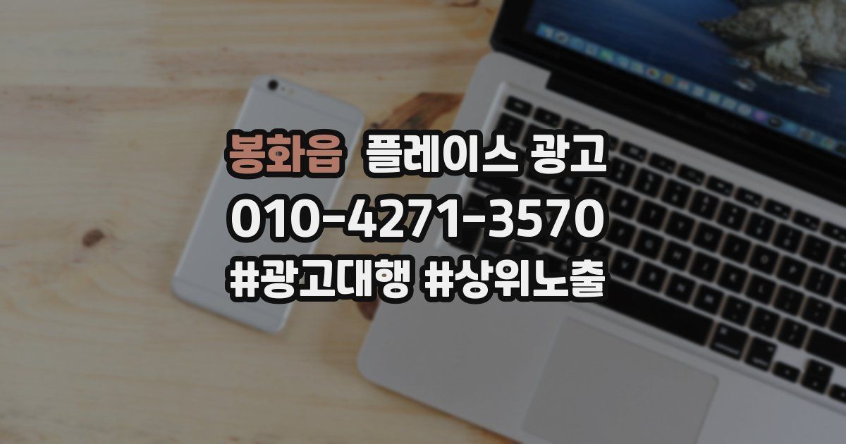 봉화읍 플레이스 광고