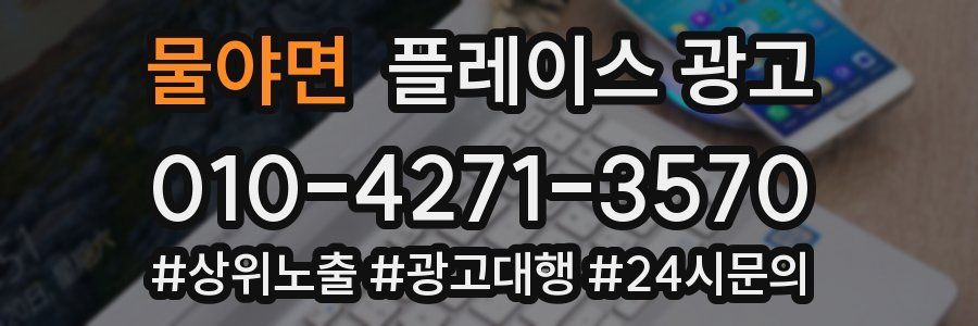 물야면 플레이스 광고