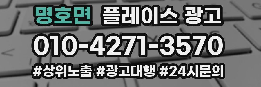 명호면 플레이스 광고