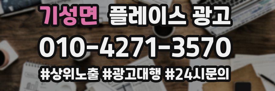 기성면 플레이스 광고