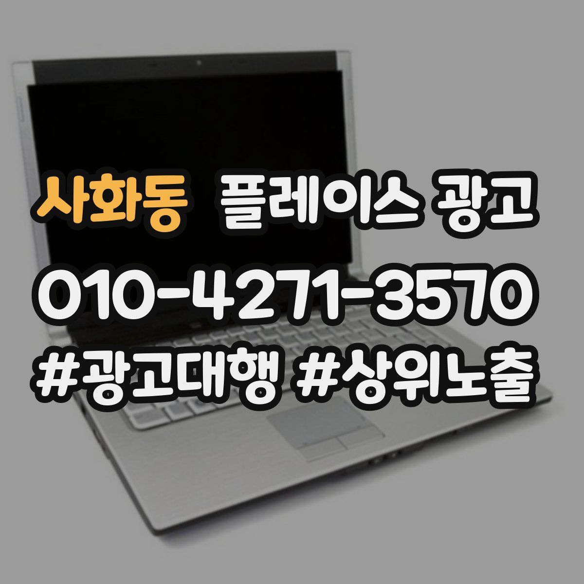 사화동 플레이스 광고