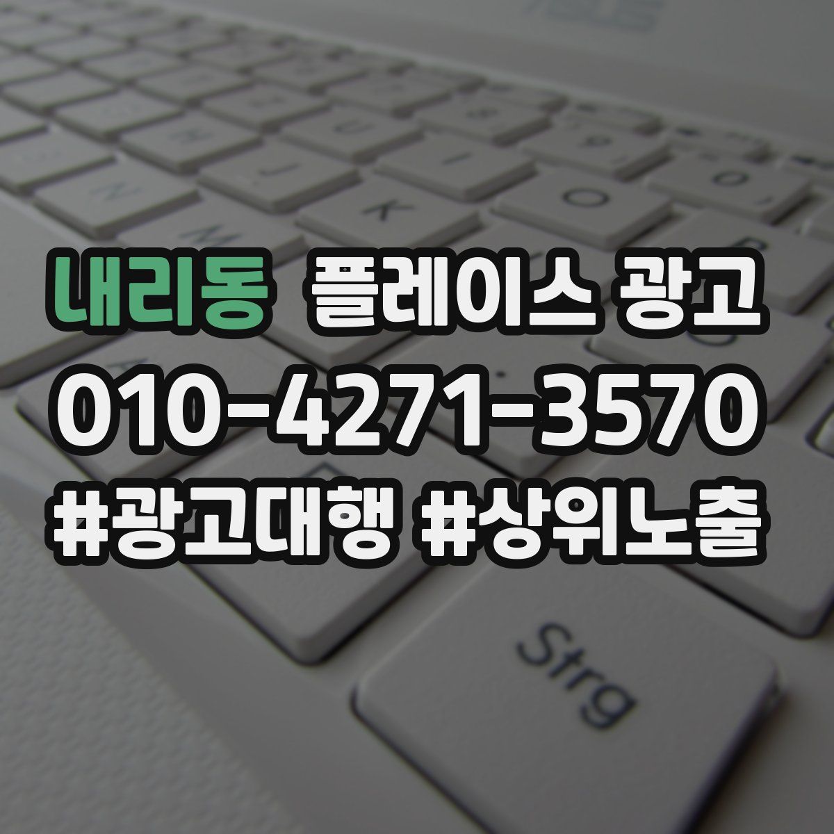 내리동 플레이스 광고