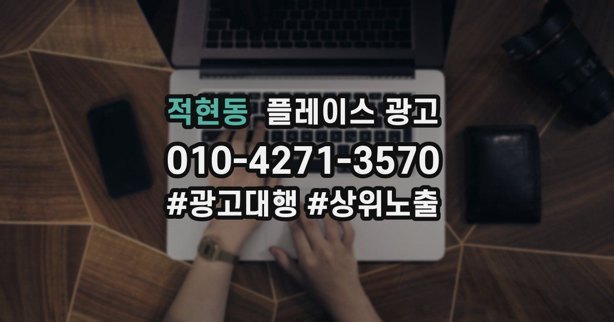 적현동 플레이스 광고