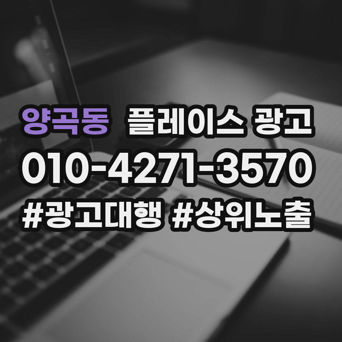 양곡동 플레이스 광고