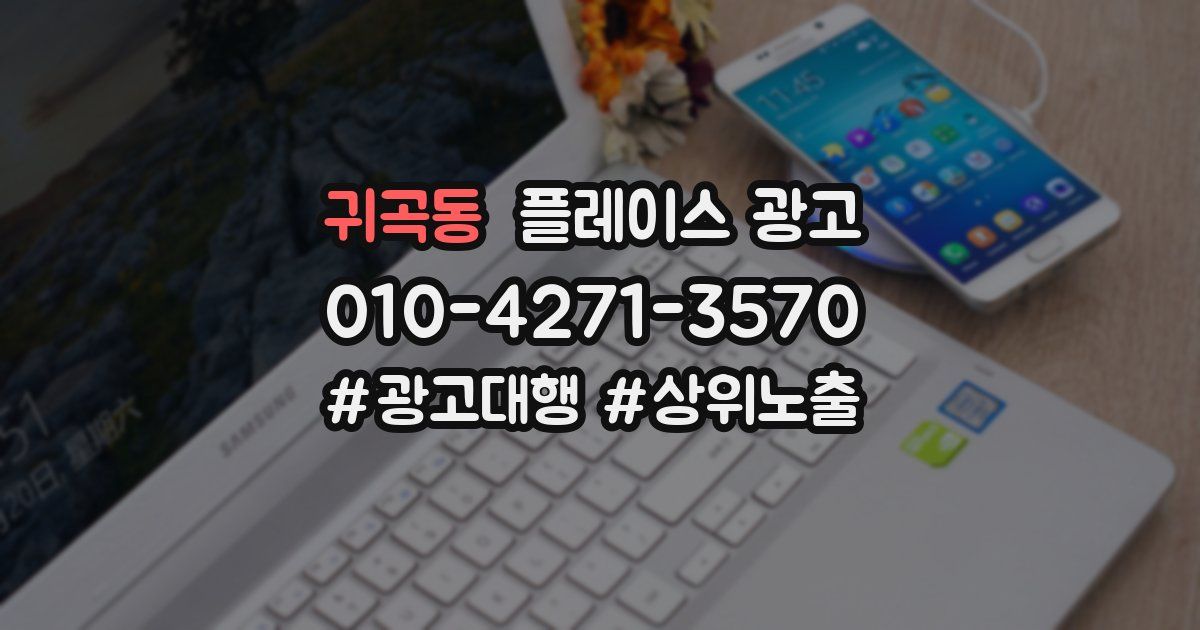 귀곡동 플레이스 광고
