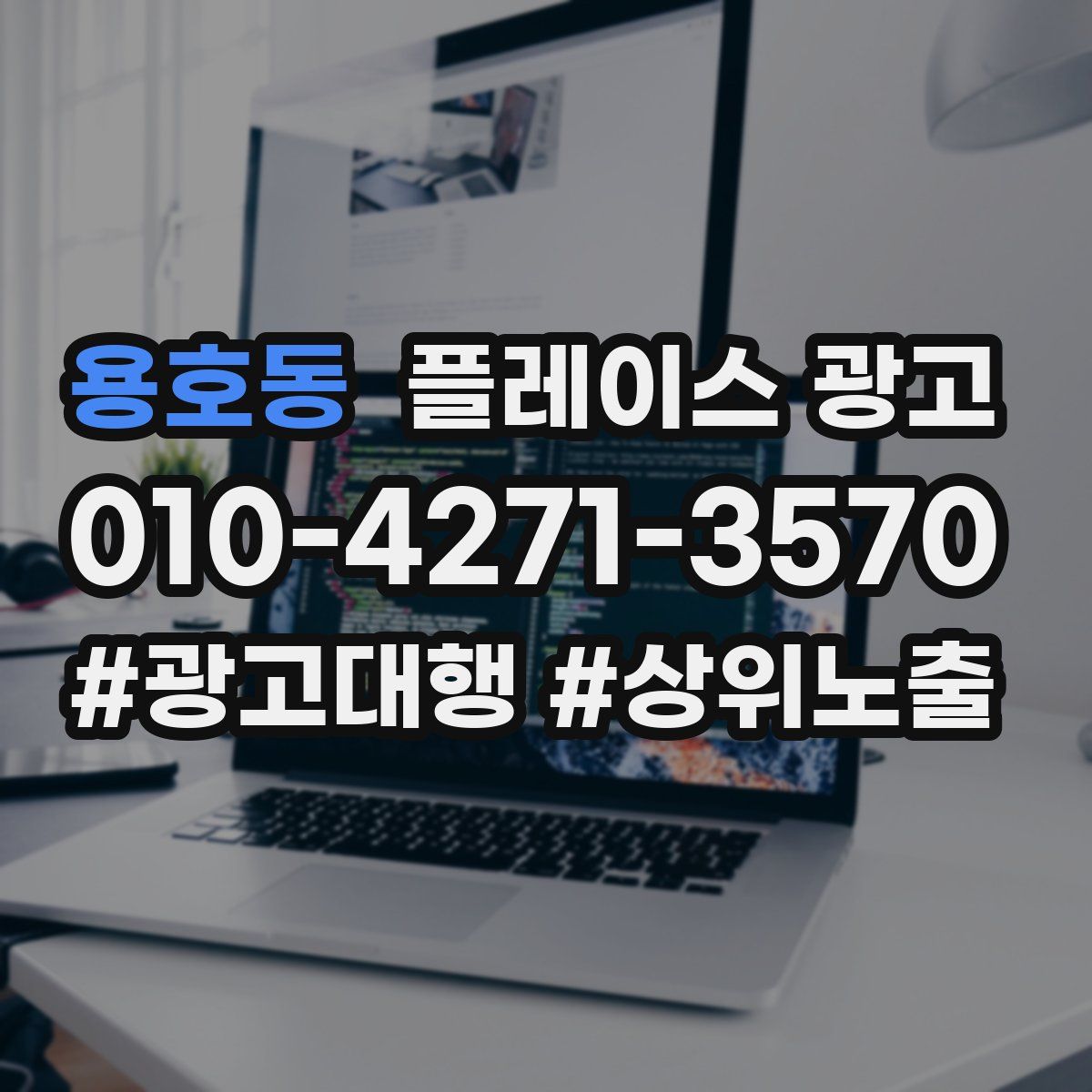 용호동 플레이스 광고