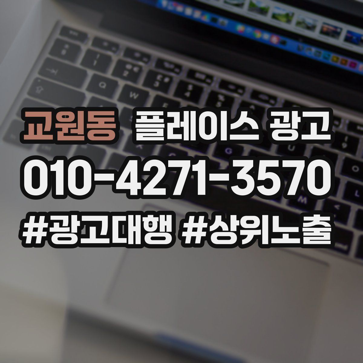 교원동 플레이스 광고