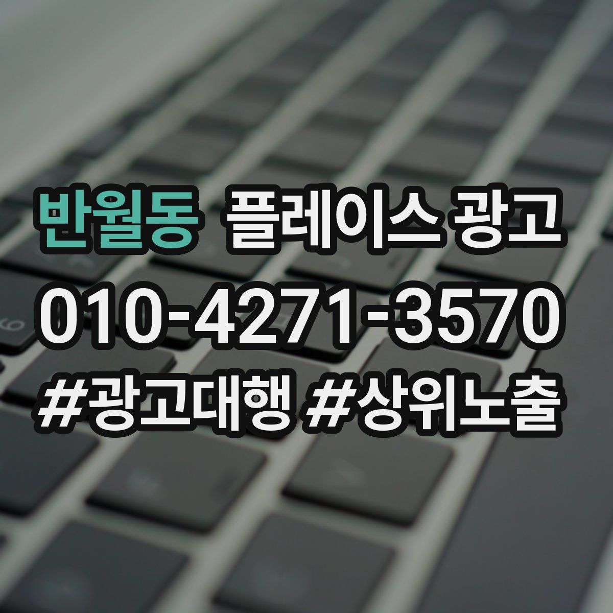반월동 플레이스 광고