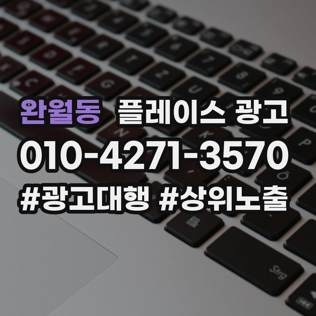 완월동 플레이스 광고