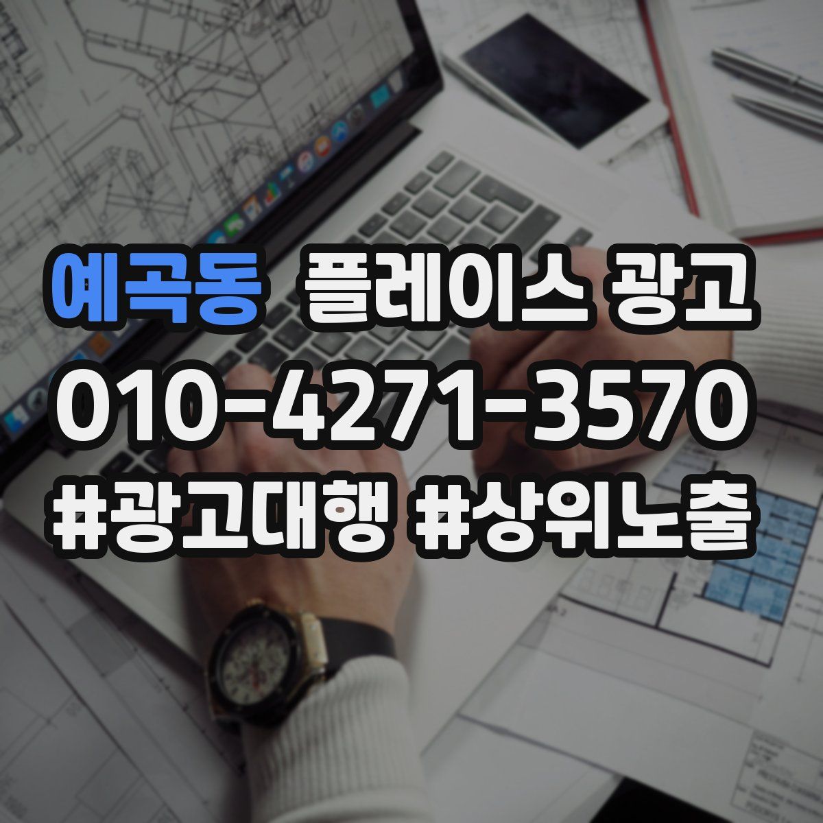 예곡동 플레이스 광고