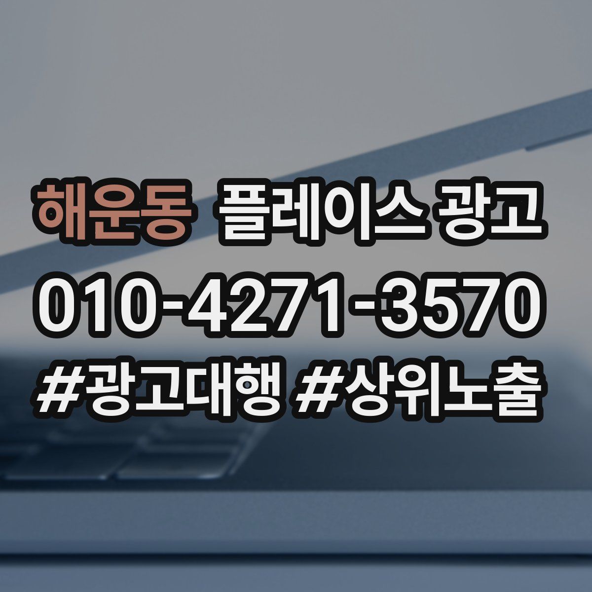해운동 플레이스 광고
