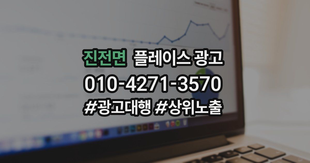 진전면 플레이스 광고