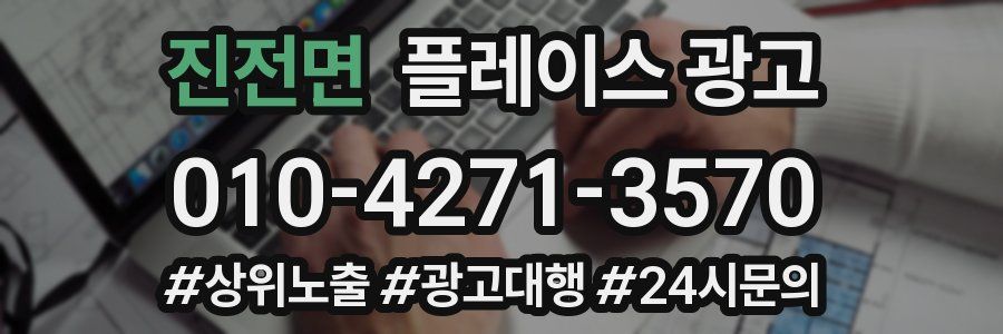 진전면 플레이스 광고
