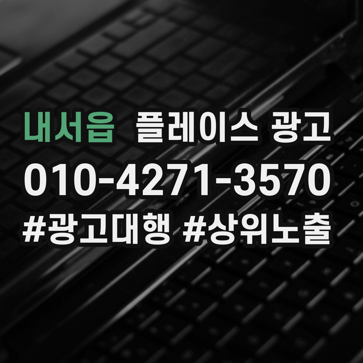 내서읍 플레이스 광고