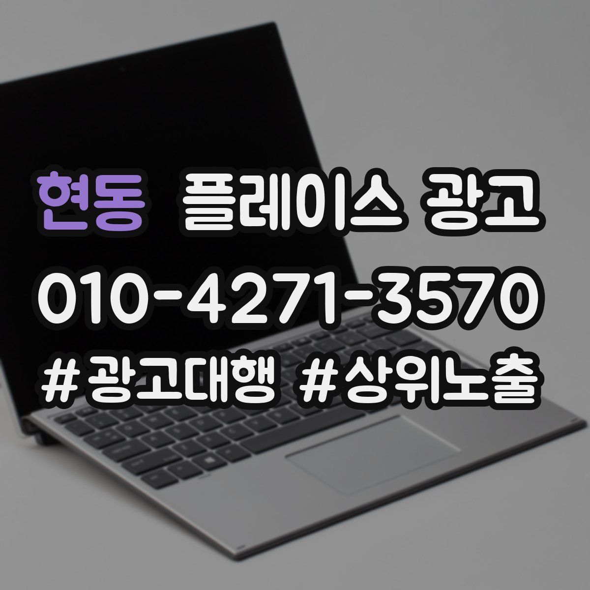 현동 플레이스 광고
