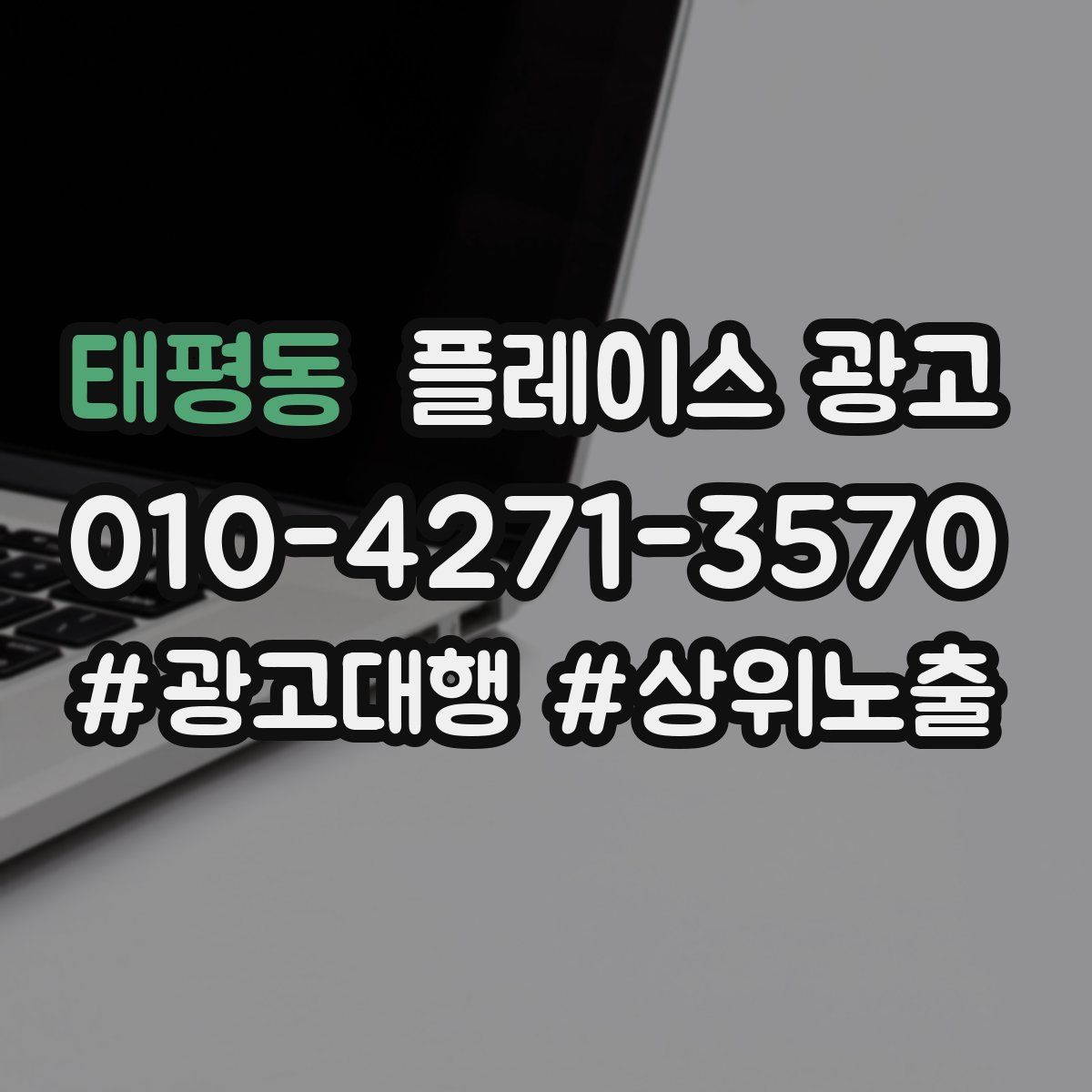 태평동 플레이스 광고
