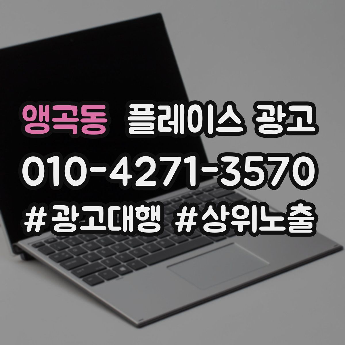 앵곡동 플레이스 광고