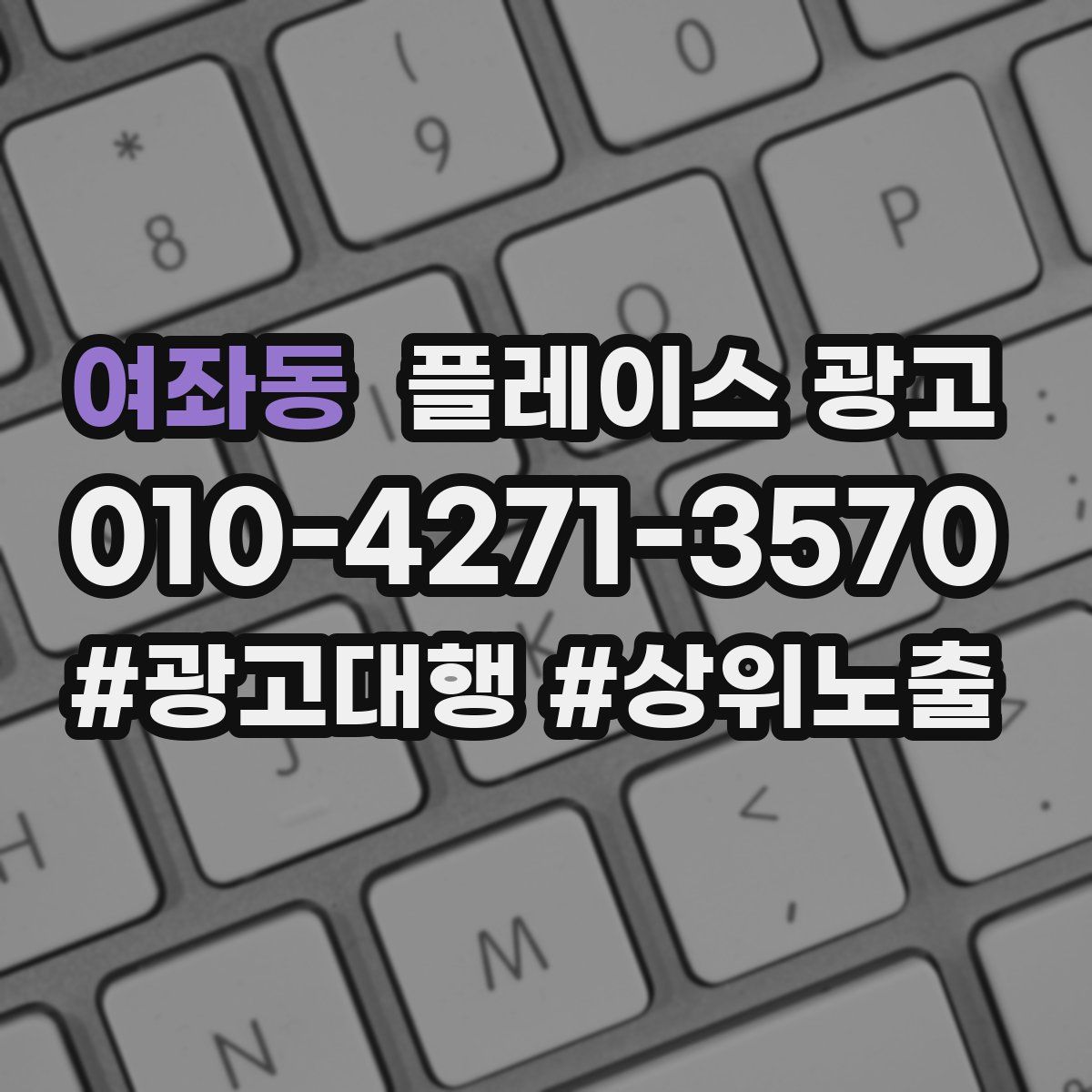 여좌동 플레이스 광고