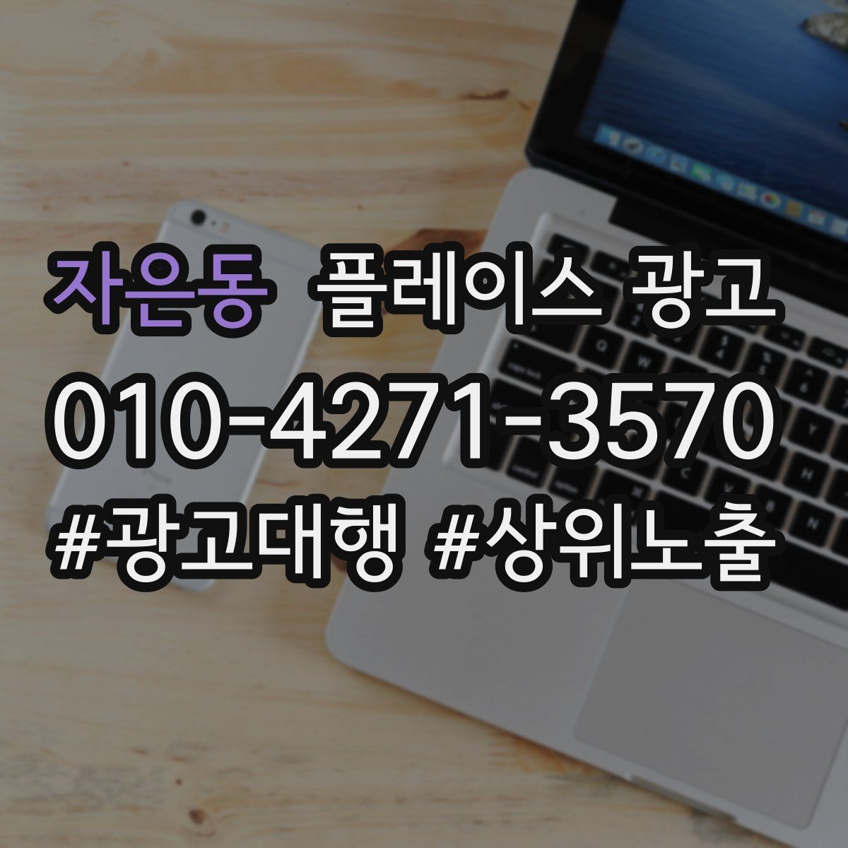 자은동 플레이스 광고