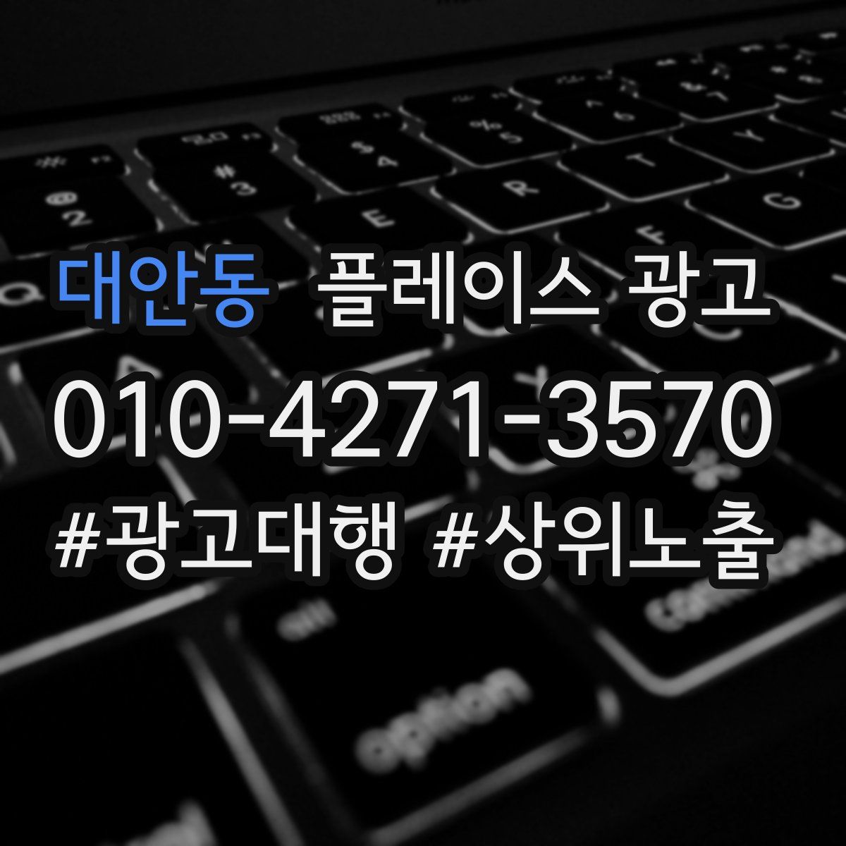 대안동 플레이스 광고