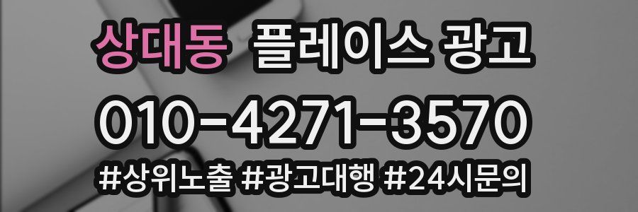 상대동 플레이스 광고