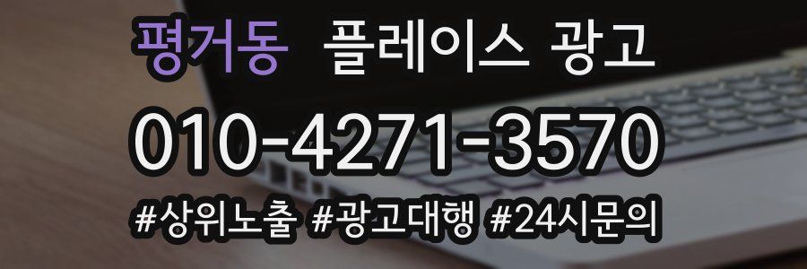 평거동 플레이스 광고