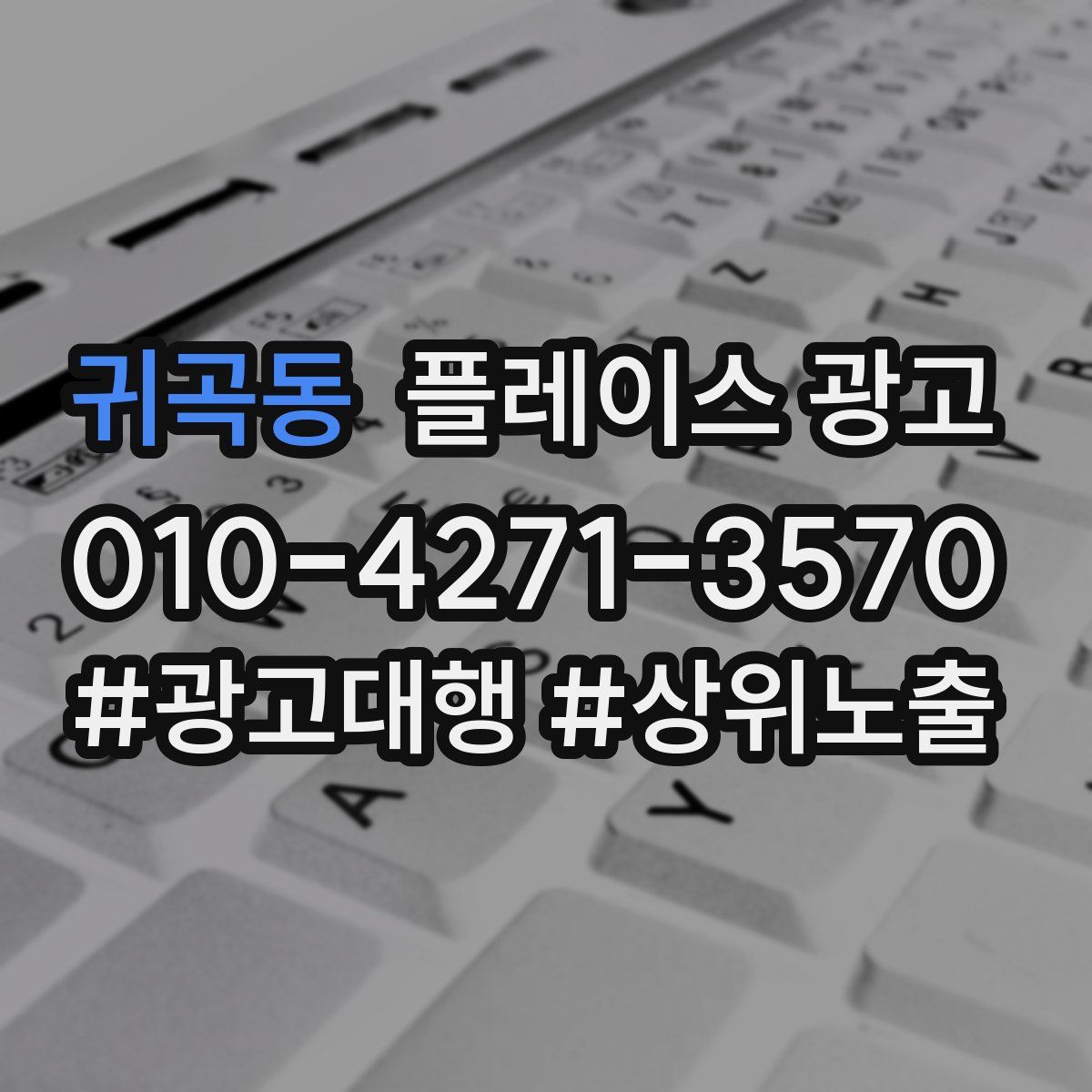 귀곡동 플레이스 광고