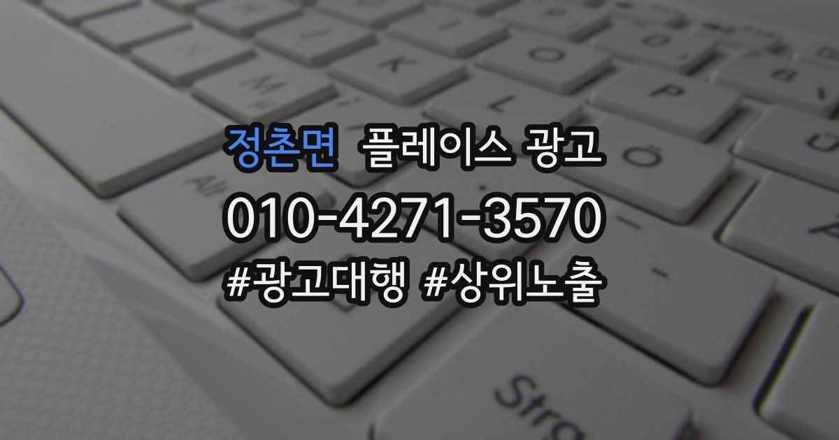 정촌면 플레이스 광고