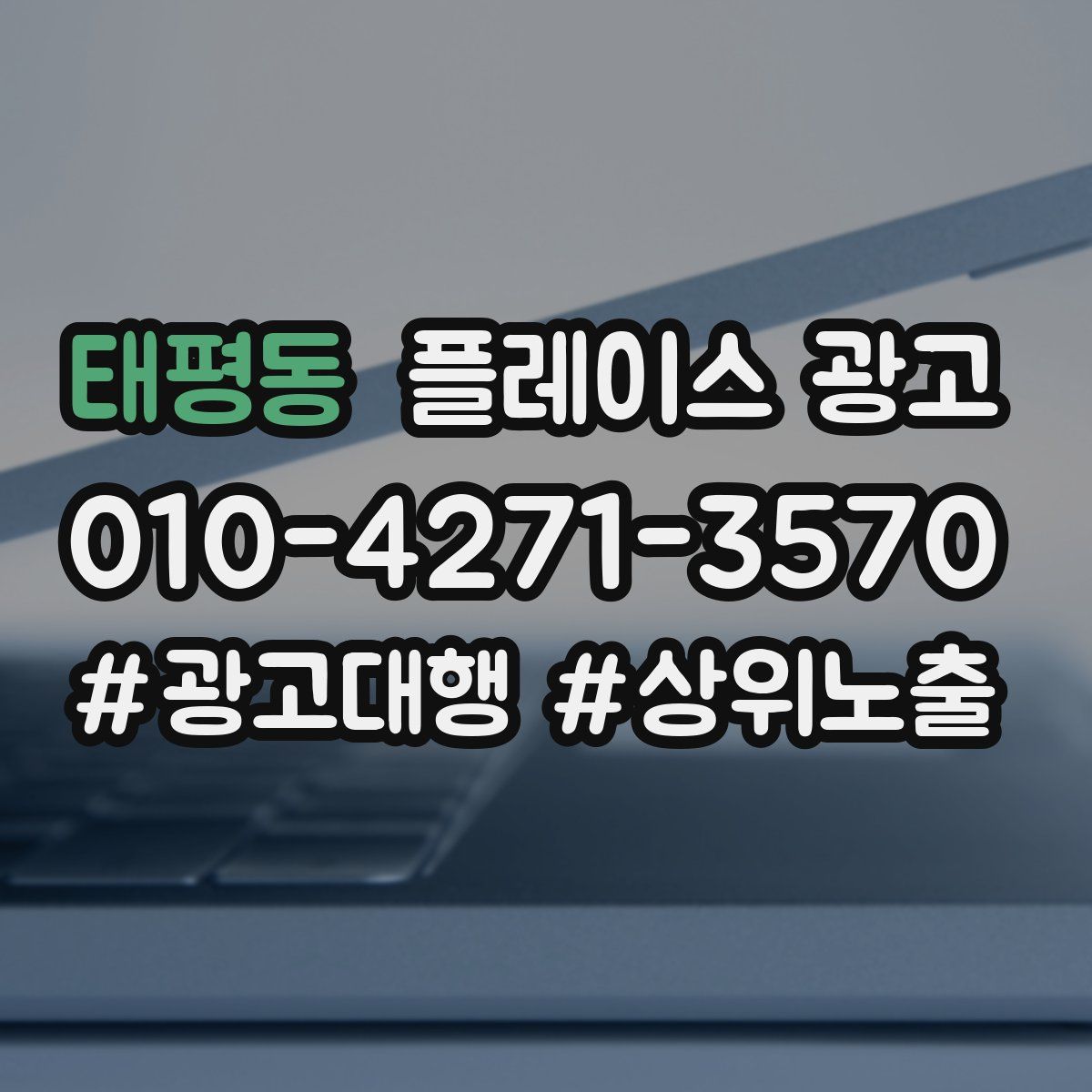 태평동 플레이스 광고