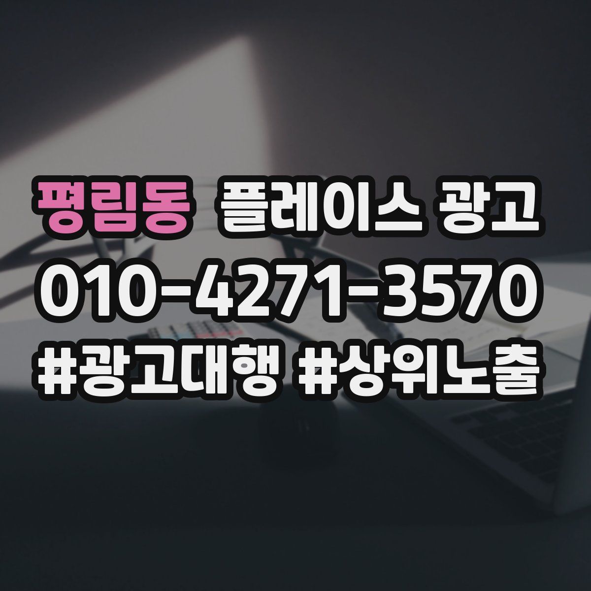 평림동 플레이스 광고