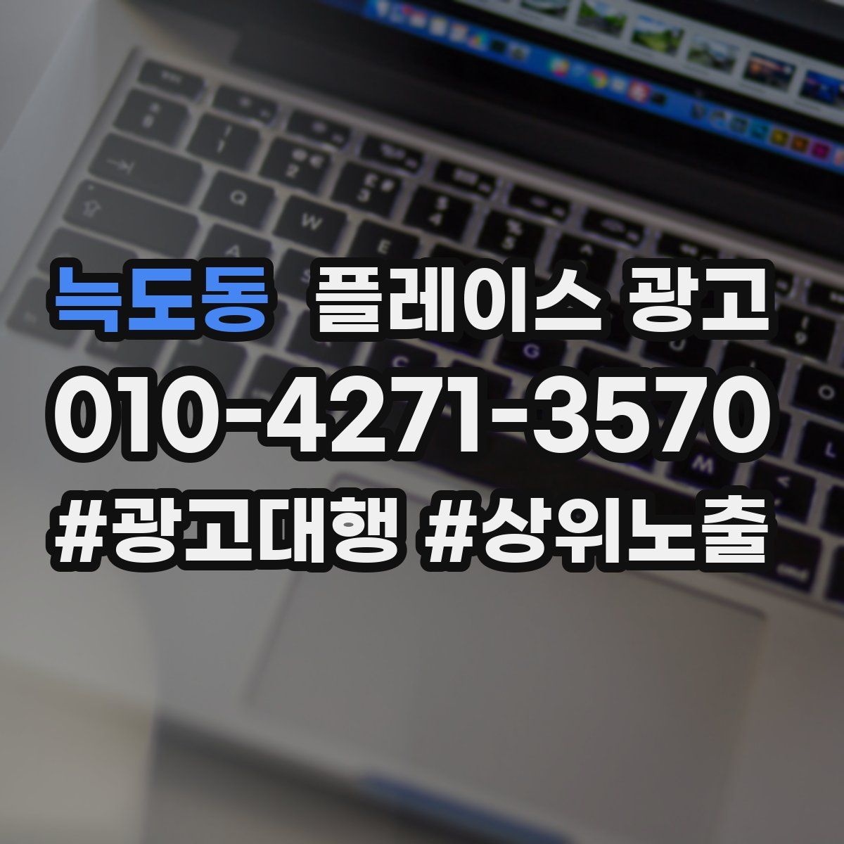 늑도동 플레이스 광고