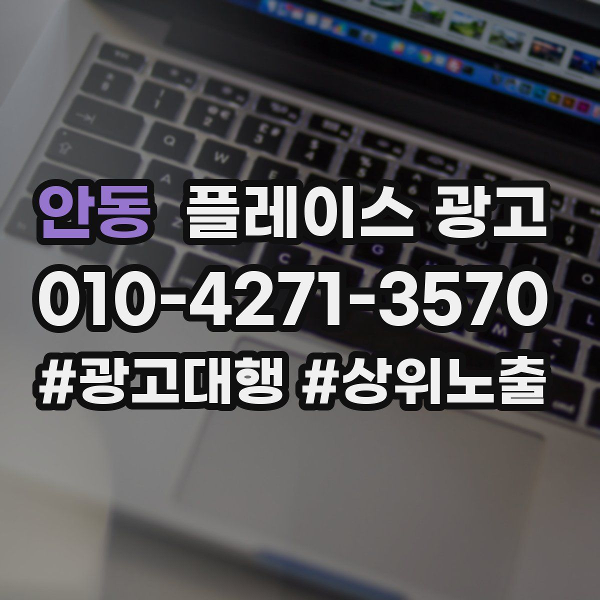 안동 플레이스 광고