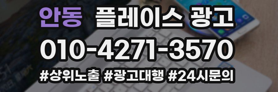 안동 플레이스 광고
