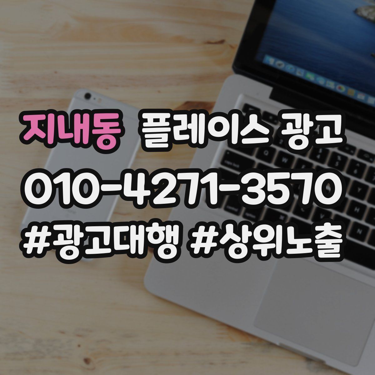 지내동 플레이스 광고